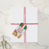 Italian Birthday Pizza Party Cadeaulabel (Met Touw)
