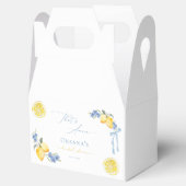 Italian Blue Bow Lemon That's Amore Bridal Shower Bedankdoosjes (Geopend)