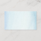 Italian Blue Floral Vrijgezellenfeest Enclosure Ka Visitekaartje (Achterkant)