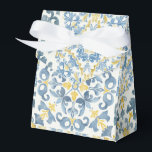 Italian Blue Tegel Lemon Bedankdoosjes<br><div class="desc">Italiaans Blauwe Tegel Lemon Mediterraan,  zomerhuwelijk,  citroenen,  citroenbloesems,  citrus,  marineblauw en geel,  Italiaans Blauwe Tegel Lemon Wedding,  dat is amore,  amalfikust,  positano</div>