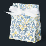 Italian Blue Tegel Lemon Bedankdoosjes<br><div class="desc">Italiaans Blauwe Tegel Lemon Mediterraan,  zomerhuwelijk,  citroenen,  citroenbloesems,  citrus,  marineblauw en geel,  Italiaans Blauwe Tegel Lemon Wedding,  dat is amore,  amalfikust,  positano</div>