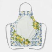 Italian Blue Tegel Lemon Schort (Voorkant)