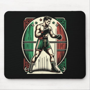 Italian Boxer - Boksen Vlag Italië Muismat