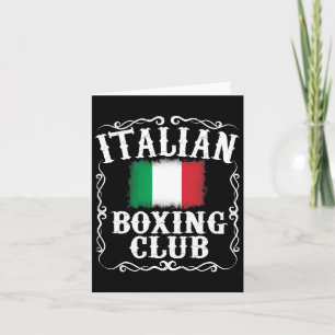 Italian Boxing Club T Shirt Boxer Italië FL Kaart