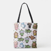 Italian Brainrot All Stars Doodle Tote Bag (Achterkant)