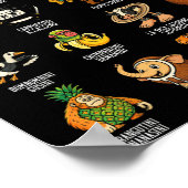 Italian Brainrot Ballerina Ino Character Meme Mix  Poster (Hoek)