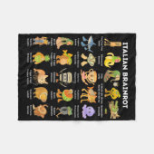 Italian Brainrot Meme For Kids Boy Men Women  Fleece Deken (Voorkant (Horizontaal))