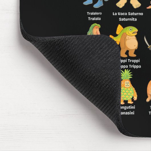 Italian Brainrot Meme For Kids Boy Men Women  Muismat (Hoek)