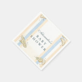 Italian Café Doodle Stripes Servet (Hoek)