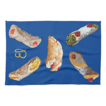 'Italian Cannoli' keukenhanddoek