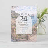 Italian Capri That’s Amore Bridal Shower Kaart (Staand voorkant)