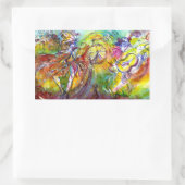 ITALIAN CARNIVAL RECHTHOEKIGE STICKER (Tas)