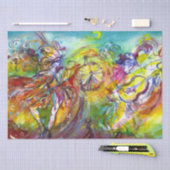 ITALIAN CARNIVAL / Venetian Masquerade, Dance Musi Tissuepapier (Craft)