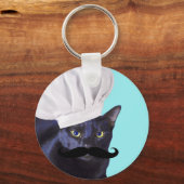 Italian Chef, Black Cat Sleutelhanger (Voorkant)