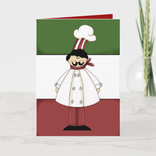 Italian Chef fun cartoon wenskaart Kaart
