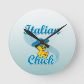Italian Chick #3 Ronde Klok (Voorkant)