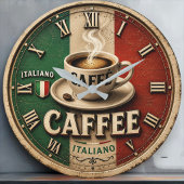 Italian Coffee Rustic Kitchen Vintage Espresso Grote Klok