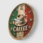 Italian Coffee Rustic Kitchen Vintage Espresso Grote Klok (Hoek)