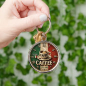 Italian Coffee Rustic Kitchen Vintage Espresso Sleutelhanger (Hand)