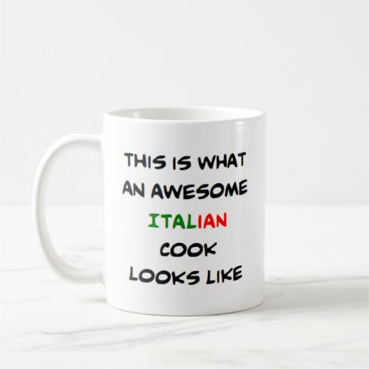 italian cook, awesome koffiemok (Links)