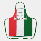 Italian Cook Schattigee all-over print Schort (Voorkant)