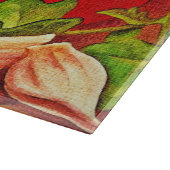 Italian Cooking Ingredients Tomatoes and Basil Cut Snijplank (Hoek)