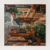 Italian Corner Street & Piazza - Charmant dorp Legpuzzel (Horizontaal)