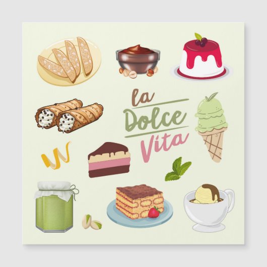 Italian Desserts Sweets (Voorkant)