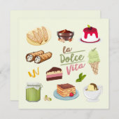 Italian Desserts Sweets (Voorkant / Achterkant)