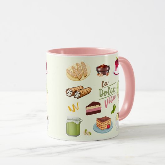 Italian Desserts Sweets Mok (Voorkant rechts)