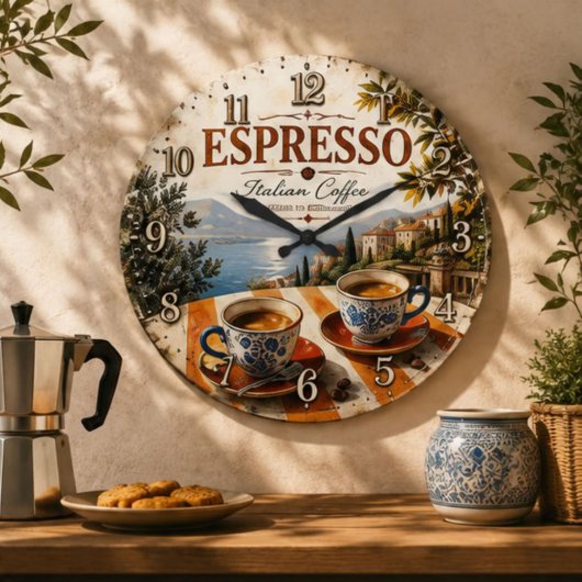 Italian Espresso Coffee Grote Klok