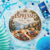 Italian Espresso Coffee Papieren Bordje (Feest)