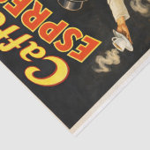 Italian Espresso Coffee Poster Decoupage Tissuepapier (Detail)
