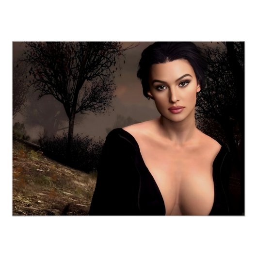 Italian Fall glossy poster (Voorkant)