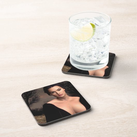 Italian Fall hard plastic coasters Bier Onderzetter (Rechterzijde)
