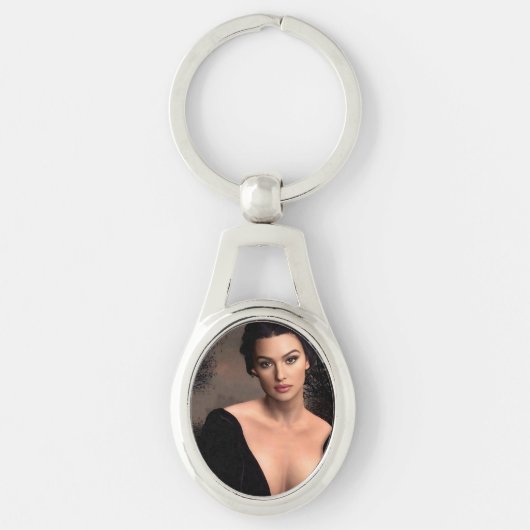 Italian Fall metal keychain (Voorkant)