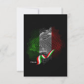Italian flag bedankkaart (Achterkant)