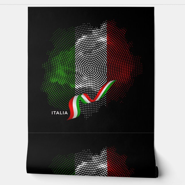 Italian flag behang (Afrollen)