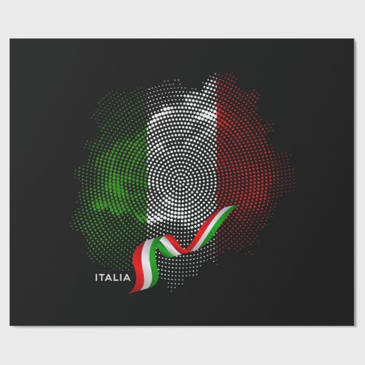 Italian flag cadeaupapier (Vlak)