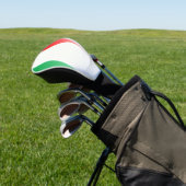 Italian Flag Golf Head Cover  (Insitu)
