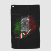 Italian flag golfhanddoek (Voorkant)