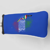 Italian flag golfheadcover (Voorkant)