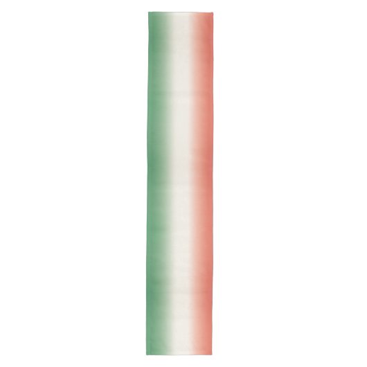 Italian Flag Gradient Table Runner - Kitschen Medium Tafelloper (Voorkant)