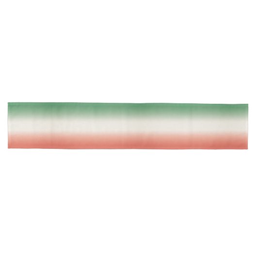Italian Flag Gradient Table Runner - Kitschen Medium Tafelloper (Horizontaal)