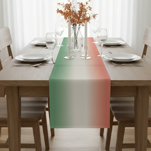 Italian Flag Gradient Table Runner - Kitschen  Medium Tafelloper