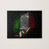 Italian flag legpuzzel (Horizontaal)