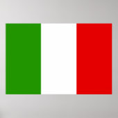Italian Flag Poster (Voorkant)