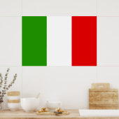 Italian Flag Poster (Keuken)