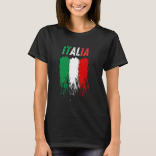 Italian Flag Pride Draag je kleuren luid Italië T-shirt