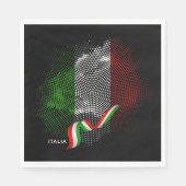 Italian flag servet (Voorkant)